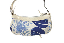 Load image into Gallery viewer, DOLCE&amp;GABBANA ドルチェアンドガッバーナ ショルダーバッグ ホワイト ブルー ラインストーン ロゴ 良品 中古 56393