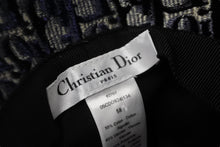 Load image into Gallery viewer, 新品同様 ChristianDior クリスチャンディオール ハット オブリーク サイズ58 ネイビー コットン レーヨン 05CDO924I134 中古 56402