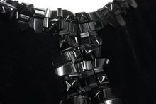 Load image into Gallery viewer, CHANEL シャネル ベロア ジャケット P46390V34297 ジャガード ブラック サイズ38 美品 中古 56406