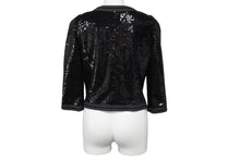 Load image into Gallery viewer, CHANEL シャネル ジャケット スパンコール P45044V26650 ブラック サイズ38 レディース 美品 中古 56410