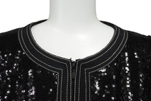 Load image into Gallery viewer, CHANEL シャネル ジャケット スパンコール P45044V26650 ブラック サイズ38 レディース 美品 中古 56410