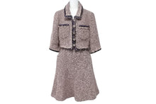 Load image into Gallery viewer, 極美品 CHANEL シャネル セットアップ モヘア ジャケット P49824V36914 スカート P4991V36914 ピンク ブラック サイズ36 中古 56414