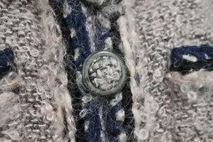 極美品 CHANEL シャネル セットアップ モヘア ジャケット P49824V36914 スカート P4991V36914 ピンク ブラック サイズ36 中古 56414