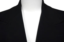 Load image into Gallery viewer, DOLCE&amp;GABBANA ドルチェアンドガッバーナ ジャケット ブラック ウール スパンデックス サイズ38 IJK1M/UBA2 美品 中古 56418