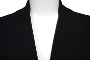 DOLCE&GABBANA ドルチェアンドガッバーナ ジャケット ブラック ウール スパンデックス サイズ38 IJK1M/UBA2 美品 中古 56418