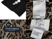 Load image into Gallery viewer, DOLCE&amp;GABBANA ドルチェアンドガッバーナ ジャケット ブラック ウール スパンデックス サイズ38 IJK1M/UBA2 美品 中古 56418
