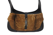 Load image into Gallery viewer, GUCCI グッチ ハンドバッグ ジャッキー ワンショルダーバッグ 001.3635 1781 ハラコ レザー ブラウン シルバー金具 美品 中古 56454