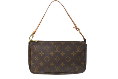 LOUIS VUITTON ルイヴィトン モノグラム ポシェット アクセソワール アクセサリーポーチ アクセポ 旧型 M51980 美品 中古 56458