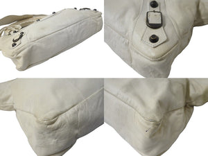 BALENCIAGA バレンシアガ ショルダーバッグ 103208213048 ザ ファースト 2WAY アイボリー 良品 中古 56463