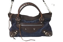 Load image into Gallery viewer, BALENCIAGA バレンシアガ ショルダーバッグ 103208213048 ザ ファースト ２WAY デニム 美品 中古 56464