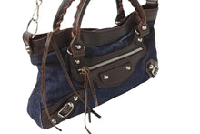 Load image into Gallery viewer, BALENCIAGA バレンシアガ ショルダーバッグ 103208213048 ザ ファースト ２WAY デニム 美品 中古 56464