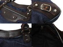 Load image into Gallery viewer, BALENCIAGA バレンシアガ ショルダーバッグ 103208213048 ザ ファースト ２WAY デニム 美品 中古 56464