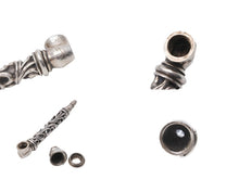 Load image into Gallery viewer, CHROME HEARTS クロムハーツ フィリグリーシルバーパイプ喫煙具 キセル シルバー925 94.7g 良品 中古 56488