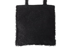 CHANEL シャネル ツイード ロボット トートバッグ トートバッグ ブラック グリーン 24番台 A94646 美品 中古 56499