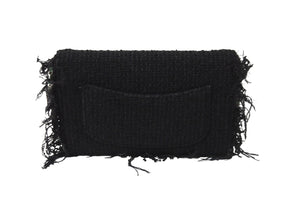 CHANEL シャネル ショルダーバッグ ロボットチャーム付き チェーンウォレット ツイード 23番台 シルバー金具 美品 中古 56503
