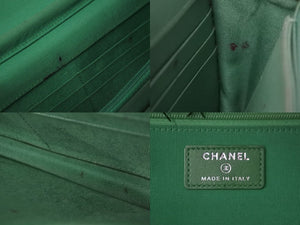 CHANEL シャネル ショルダーバッグ ロボットチャーム付き チェーンウォレット ツイード 23番台 シルバー金具 美品 中古 56503