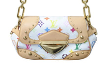 Load image into Gallery viewer, 極美品 LOUIS VUITTON ルイヴィトン ハンドバッグ マリリン モノグラム ホワイト マルチカラー M40127 ゴールド金具 中古 56504