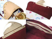 Load image into Gallery viewer, 極美品 LOUIS VUITTON ルイヴィトン ハンドバッグ マリリン モノグラム ホワイト マルチカラー M40127 ゴールド金具 中古 56504