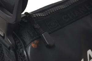 CHANEL シャネル ショルダーバッグ クロスボディバッグ スポーツライン 筒型 8番台 2003年 A24984 ラバー ブラック 良品 中古 56511