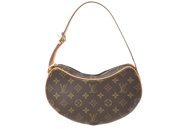 極美品 LOUIS VUITTON ルイヴィトン ショルダーバッグ クロワッサン MM M51512 モノグラム ゴールド金具 中古 56522