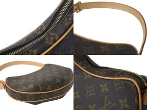 極美品 LOUIS VUITTON ルイヴィトン ショルダーバッグ クロワッサン MM M51512 モノグラム ゴールド金具 中古 56522