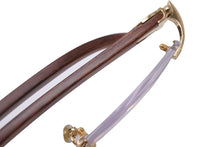 Load image into Gallery viewer, 極美品 CARTIER カルティエ サングラス メガネ ウッド 度入り Cデコール リムレス □19 140b ブラウン ゴールド 中古 56527