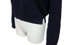 Load image into Gallery viewer, CHANEL シャネル ニット セーター 21P ココマーク ネイビー ピンク カシミヤ ポリウレタン サイズ36 P70525K10076 美品 中古 56528