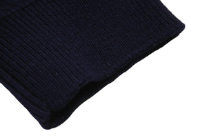 CHANEL シャネル ニット セーター 21P ココマーク ネイビー ピンク カシミヤ ポリウレタン サイズ36 P70525K10076 美品 中古 56528