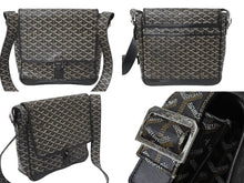 Load image into Gallery viewer, GOYARD GRAND BLEU MM 旧型 ゴヤール グランブルーMM ショルダーバッグ ブラック 中古 56540