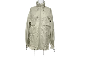 LOUIS VUITTON ルイヴィトン ジャケット ベージュ ナイロン サイズ38 RW061W WIJA03PJE シルバー金具 美品 中古 56563