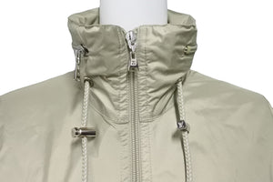 LOUIS VUITTON ルイヴィトン ジャケット ベージュ ナイロン サイズ38 RW061W WIJA03PJE シルバー金具 美品 中古 56563