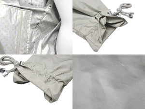 LOUIS VUITTON ルイヴィトン ジャケット ベージュ ナイロン サイズ38 RW061W WIJA03PJE シルバー金具 美品 中古 56563