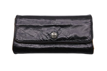 Load image into Gallery viewer, CHROME HEARTS クロムハーツ 長財布 クロスボタン ジュディウォレット ブラック レザー 2246 304 0414 7100 美品 中古 56565