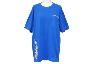 CHROME HEARTS クロムハーツ MATTY BOY マッティ ボーイ Tシャツ 半袖 ブルー 2990-304-6063 良品 中古 56566