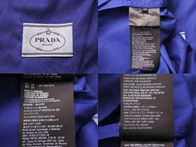 Load image into Gallery viewer, 極美品 PRADA プラダ ジャケット ナイロンジャケット 三角ロゴ ブルー シルバー 金具 サイズ38 291755 中古 56572