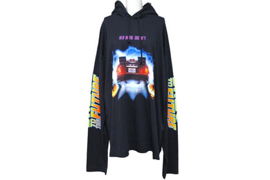 新品未使用品 VTMNTS ブイティーエムエヌティーエス パーカー フーディー BACK TO THE FUTURE JERSEY HOOD VL12TR400B 中古 56573