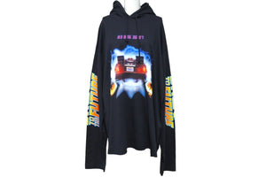 新品未使用品 VTMNTS ブイティーエムエヌティーエス パーカー フーディー BACK TO THE FUTURE JERSEY HOOD VL12TR400B 中古 56573