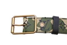 Load image into Gallery viewer, 極美品 LOUIS VUITTON ルイヴィトン ベルト サンチュール・モノグラモフラージュ 村上隆 サイズ90 M9646U ゴールド金具 56582