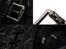 Load image into Gallery viewer, CHROME HEARTS クロムハーツ ライダースジャケット JJディーン ダガー レザー シルバー サイズS 美品 中古 56593