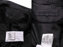 Load image into Gallery viewer, CHROME HEARTS クロムハーツ ライダースジャケット JJディーン ダガー レザー シルバー サイズS 美品 中古 56593