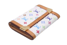 Load image into Gallery viewer, LOUIS VUITTON ルイヴィトン コインケース M92657 モノグラムマルチカラー ポルトモネ プラ ブラウン ホワイト 美品 中古 56603