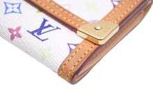 Load image into Gallery viewer, LOUIS VUITTON ルイヴィトン コインケース M92657 モノグラムマルチカラー ポルトモネ プラ ブラウン ホワイト 美品 中古 56603