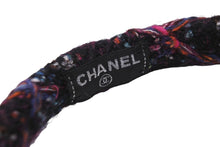 Load image into Gallery viewer, CHANEL シャネル イヤーマフ ココマーク ツイード ファー ブラック マルチカラー ゴールドビーズ レディース 美品 中古 56604