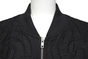 Supreme シュプリーム ブルゾン 14SS アップタウンジャケット 刺繍 ジップアップ アウター シルバー金具 美品 中古 56607 