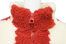 Load image into Gallery viewer, LOUIS VUITTON ルイヴィトン NIGO ニゴ ダミエ フリース ブルゾンジャケット XL LV MADE レッド ホワイトHMY04WI03 美品 中古 56609