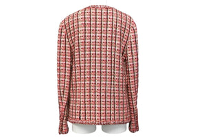 極美品 CHANEL シャネル ジャケット ツイード ジャケット 02SS ココボタン P19135V11057 サイズ 40 中古 56611