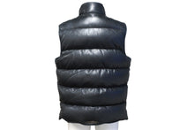 Load image into Gallery viewer, CHROME HEARTS クロムハーツ ダウンベスト アウター ベスト シルバー925 レザー ブラック サイズXS 良好 中古 56612