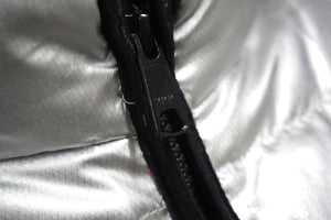Supreme シュプリーム ダウンジャケット フェザー アウター シルバー リフレクター サイズL 良品 中古 56613 