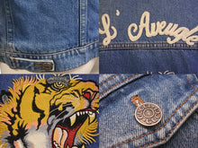 Load image into Gallery viewer, GUCCI グッチ ジャケット 18AW エンブロイダリーボアデニムジャケット タイガー キッズ サイズ12 431155 XR221 美品 中古 56614