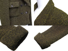 Load image into Gallery viewer, CHANEL シャネル ダブルジャケット ツイードジャケット P09216V05806 size38 97A グリーン 美品 中古 56615